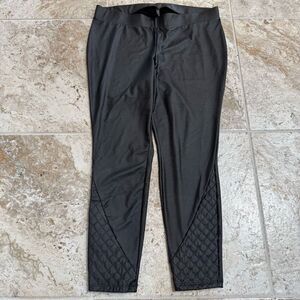 NWOT Torrid black faux leather moto leggings 2X